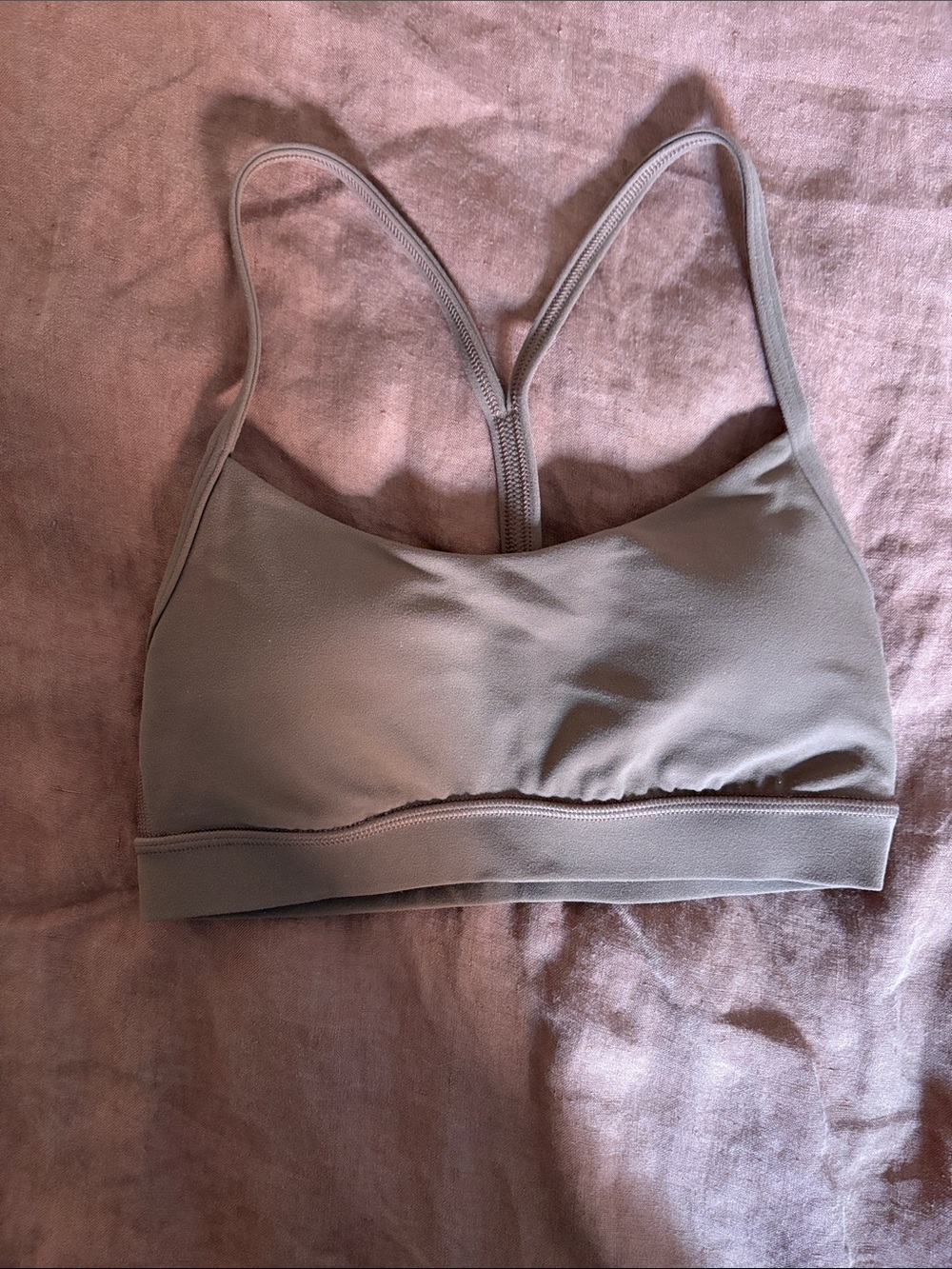 Lululemon Y bra in chocolate brown